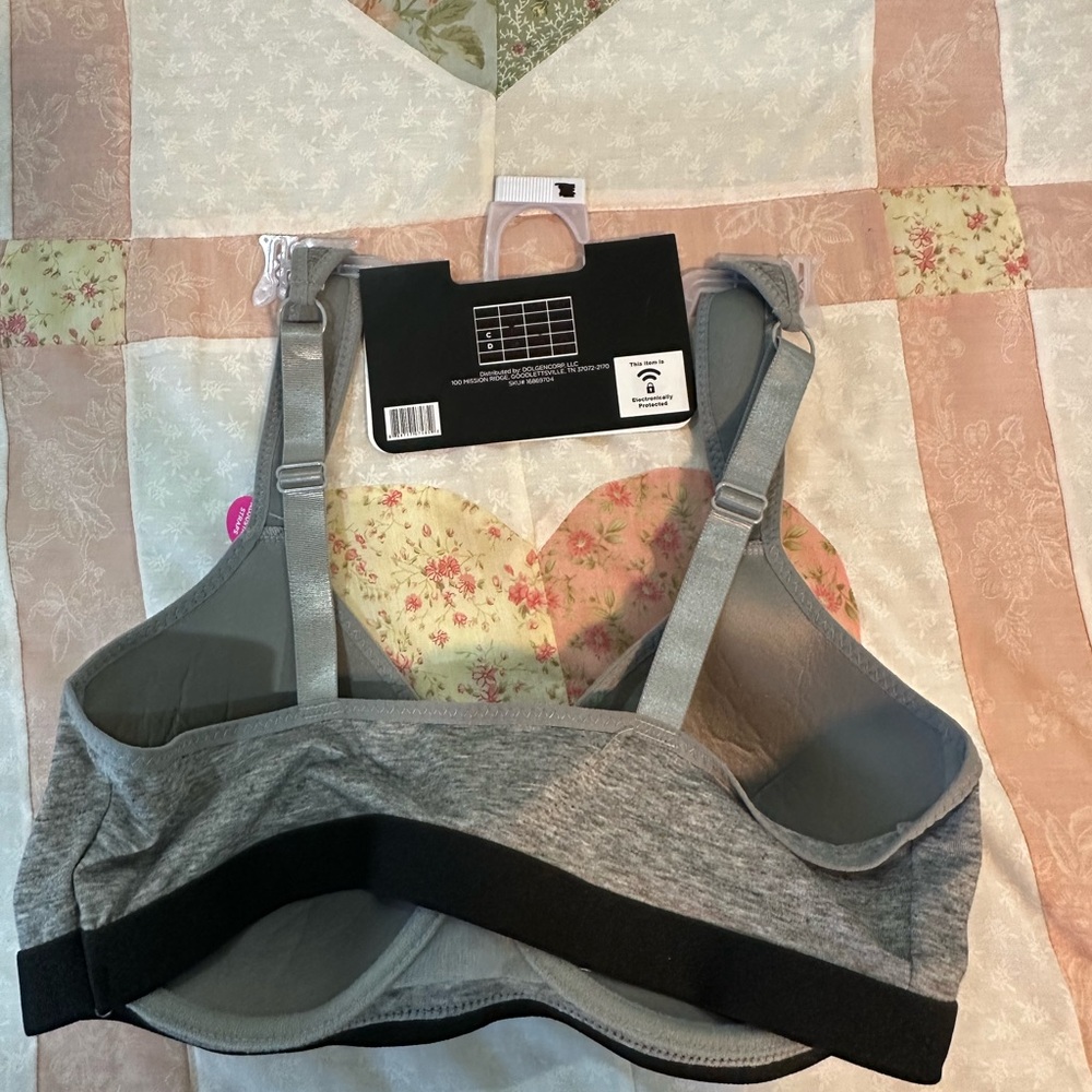 Zone Pro Gray Everyday Active Bra